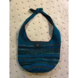 Large handmade Wool Crossbody bag